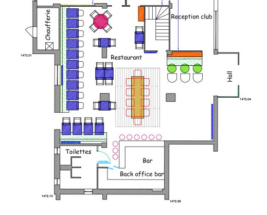 Implantation restaurant