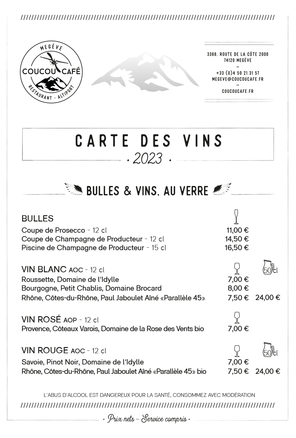 Carte des Vins 2023 - Coucou Café
